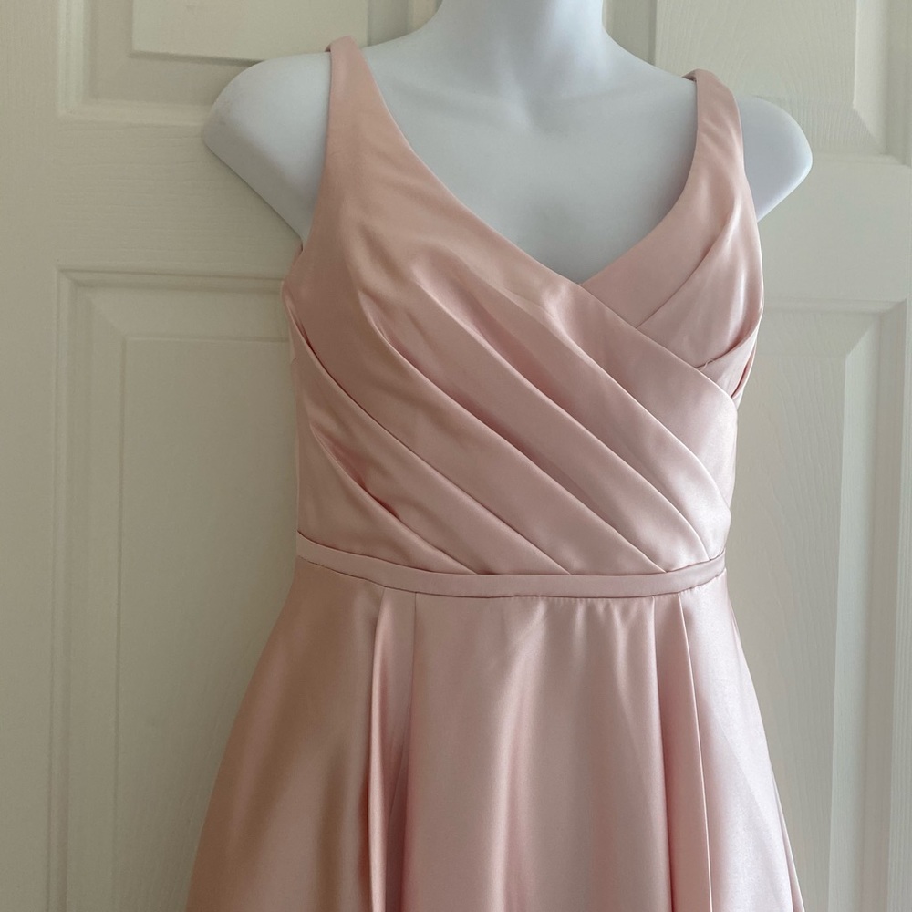 Blush Pink Dress (David’s Bridal)